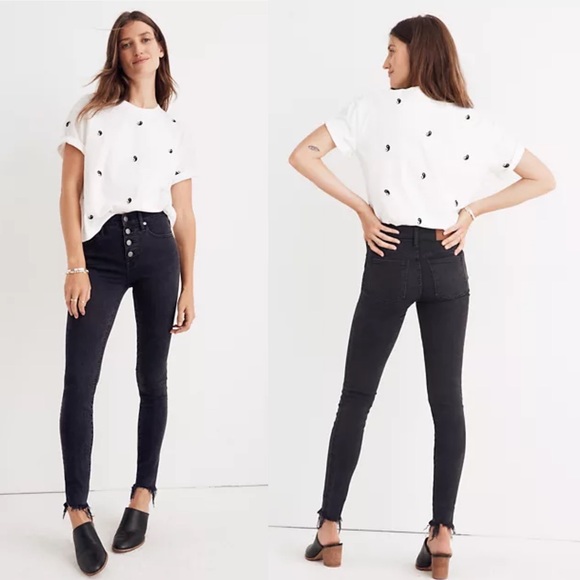 Madewell Denim - • Madewell • 9” Midrise Skinny Jean Berkeley Black